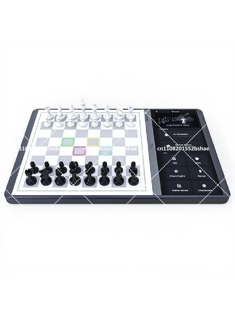 AI Smart Chess Set for Kids Adults Auto Play with Computer 2 Players Online Mode Voice Teaching Gift