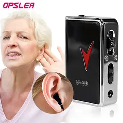 Mini Hearing Aid Sound Aids Device In-ear Amplifier Adjustable Tone Sound Digital Receiver Elderly Deaf Hearing Loss Aids