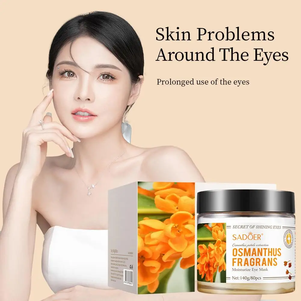 

Osmanthus Eye Mask Eye Patch Moisturizing Moisturize The Circles Skin Eyes Dark Wrinkle Removal Reduce Around Relieve Dry Q2E2