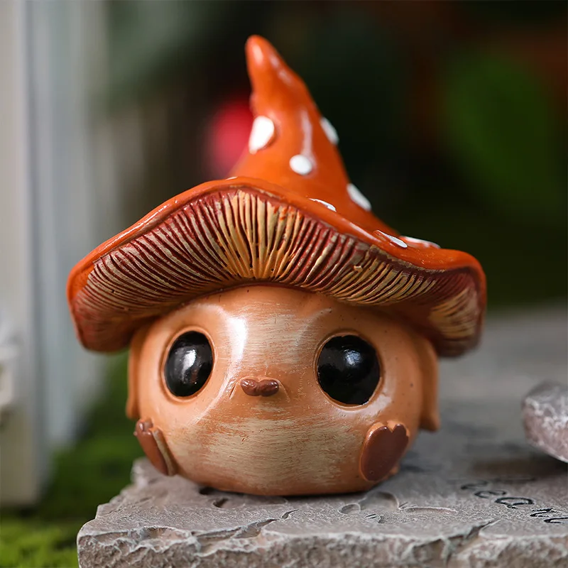 Cartoon Alien Figurine- Unique Office & Home Decor with Fantasy Style