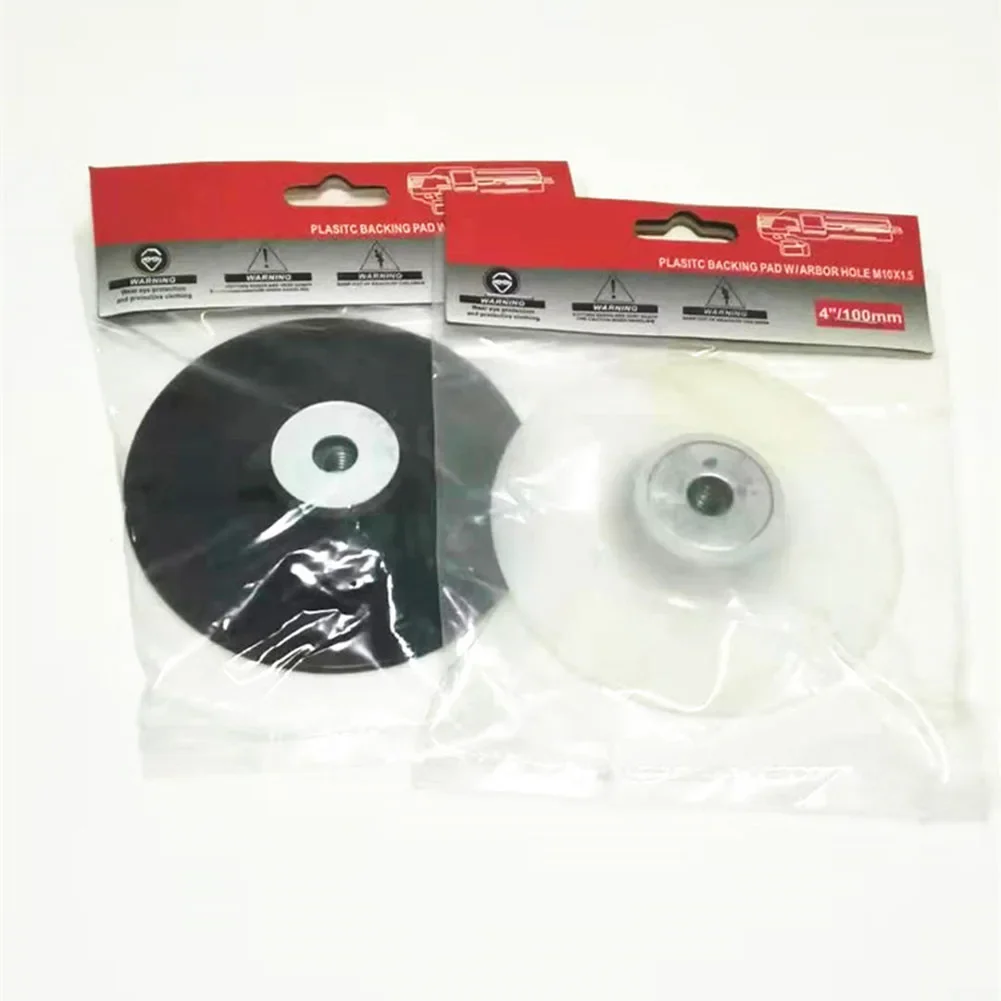 Fibre Disc Backing Pad Easy To Use Max RPM 12200 Plastic+Metal Sanding 100mm 4inch Diameter 150mm/6" Angle Grinder