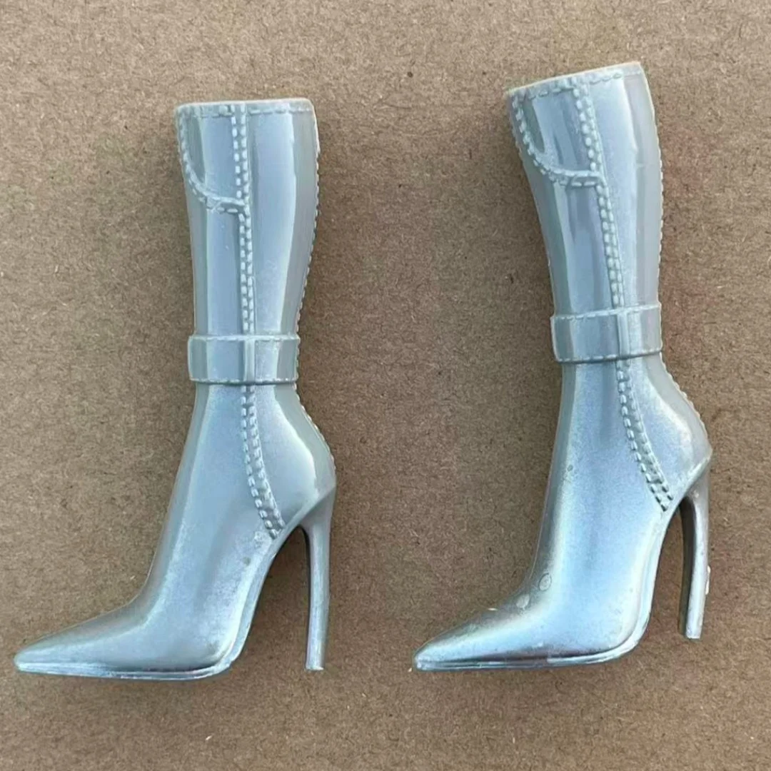 Klassische Tanzpuppe mit dicken High-Heel-Schuhen, Sneakers, bunte Puppenteile, neuartige Dekorationen, Mädchenspielzeug, Geschenk – Detail 17