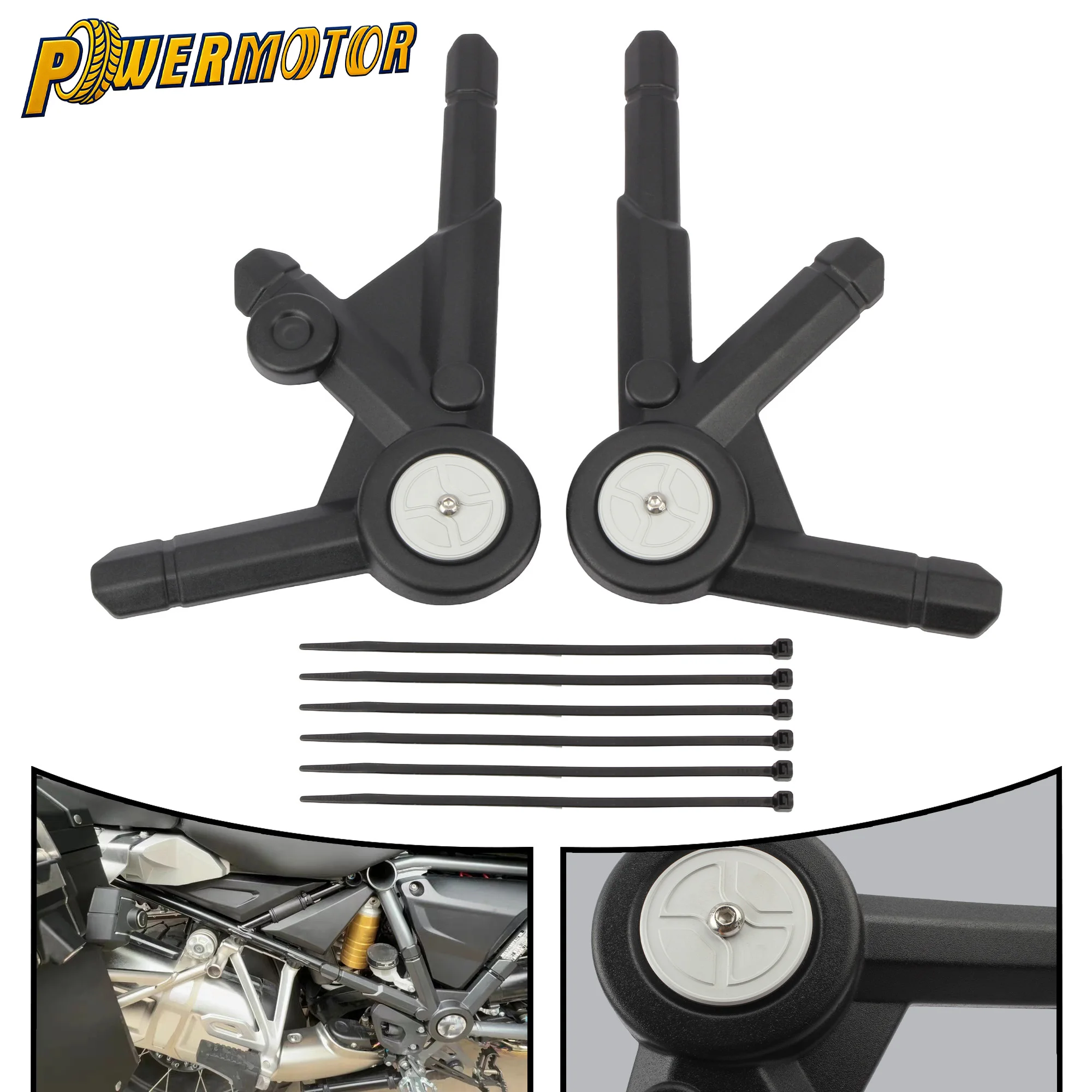 

Motorcycle Frame Cover Side Panel Guard Fairing Trim Protector For BMW R1200GS Adventure R1250GS GS R1250 R1200 LC ADV 2013-2024
