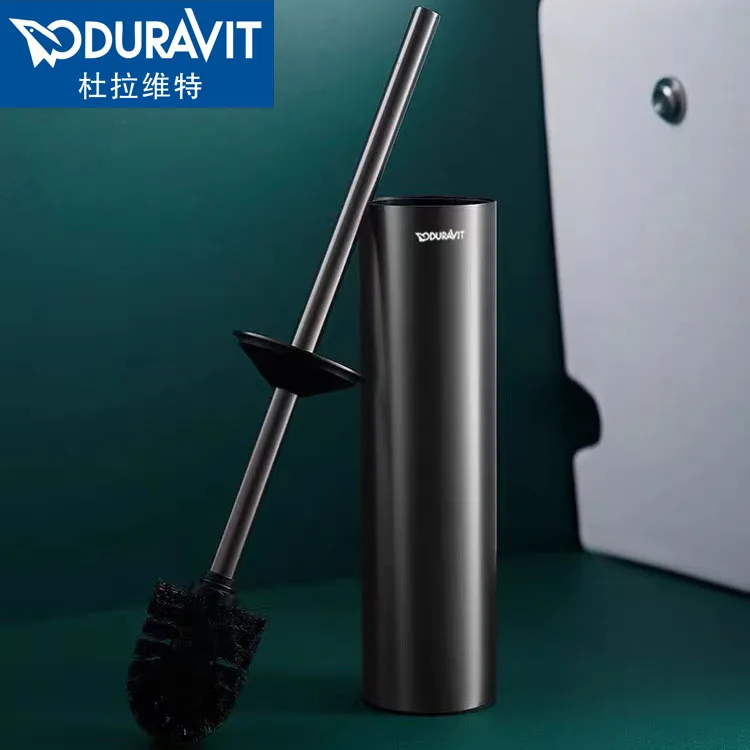 

‌Modern Luxury Toilet Brush Set - 304 Stainless Steel Floor Stand, Odor-Proof Closed Design for Home/Hotel Black/Gray/Chrome