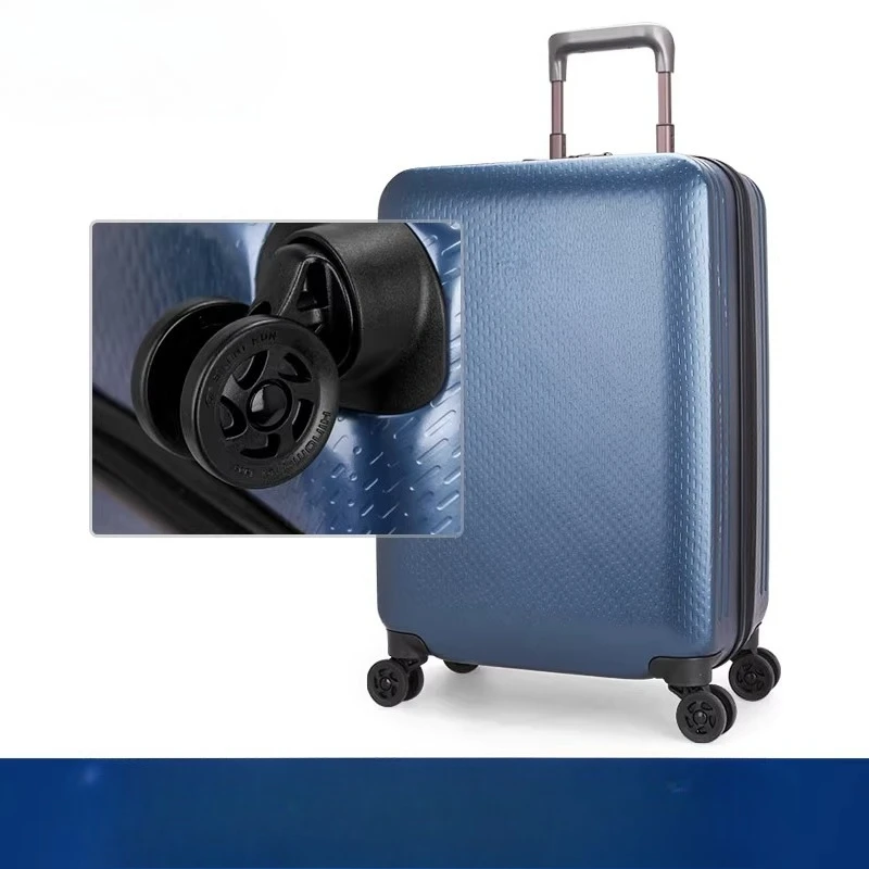 Koper Kotak-kotak Roda Tas Asrama Fashion Wanita Koper Pria Kapasitas Besar