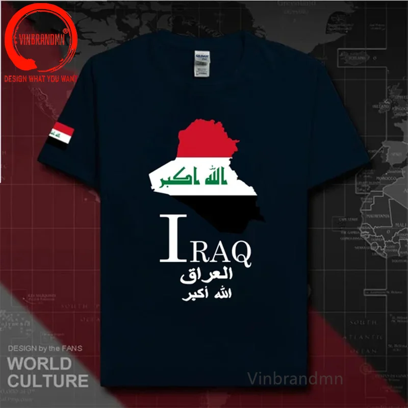 Republic of Iraq Iraqi IRQ Baghdad mens T Shirt New Top t-shirt Short Sleeve Clothes Sweatshirt National Team Summer Fashion Tee