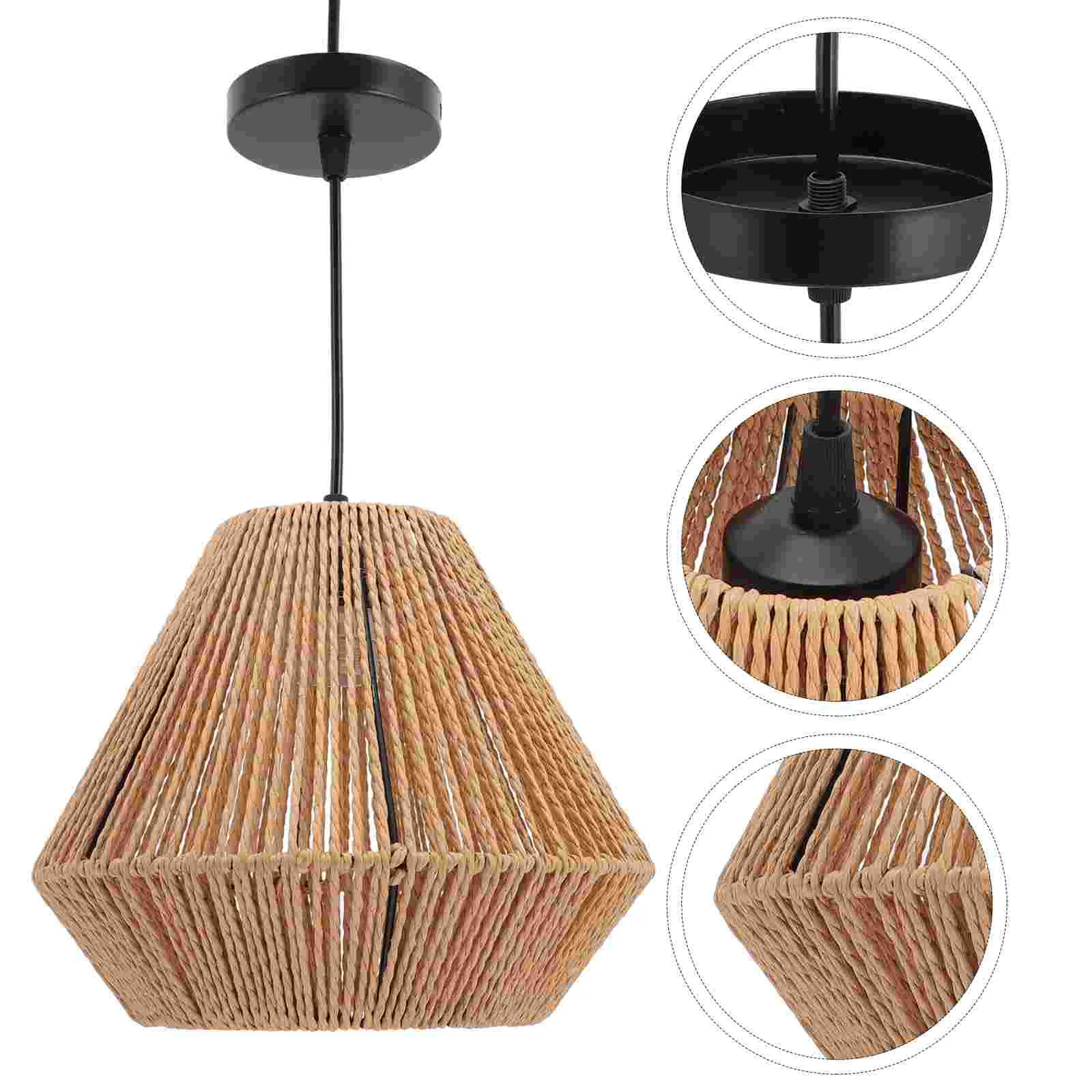 Rotan hanglamp plafondlamp armatuur Rotan kroonluchter plafondlamp rotan hanglampen hanglampen