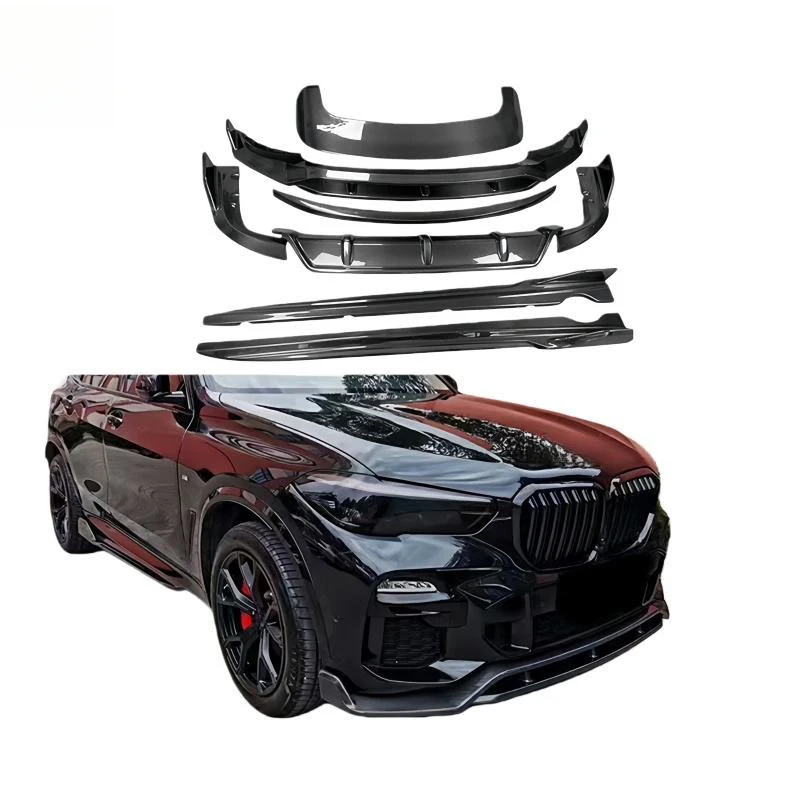 

Premium Car Accessories Carbon Fiber Body Kits X5 G05 2019+ Front Bumper Lip Sp Rear Diffuser Side Skirts Roof Wing Durable