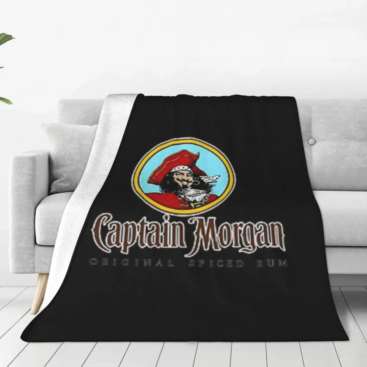 CAPTAIN MORGAN Blankets Flannel Multi-function Throw Blankets Sofa Throw Blanket For Couch Bedding Office Throws Bedspread Quilt