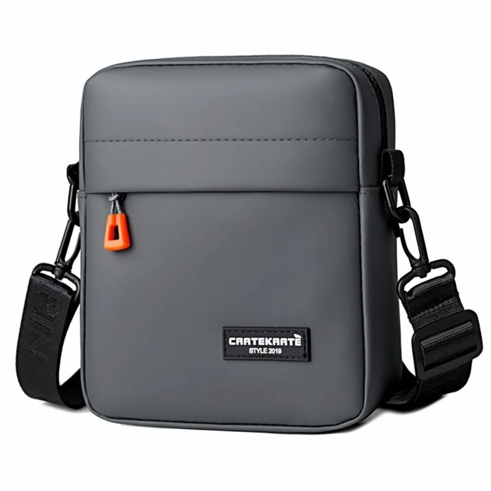 Portable Large Capacity Men Crossbody Bag Lightweight Waterproof Shoulder Bag Casual Street Messenger Bag Daily Commuting