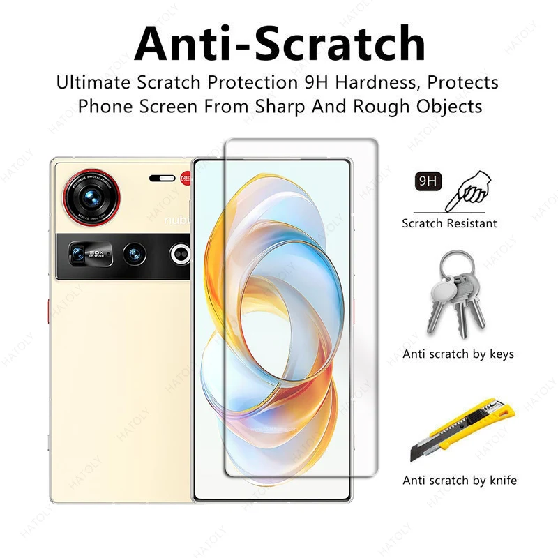 Tempered Glass For ZTE nubia Z70 Ultra HD Clear Protective Film For ZTE nubia Z70 Ultra Screen Protector Camera Lens Protector