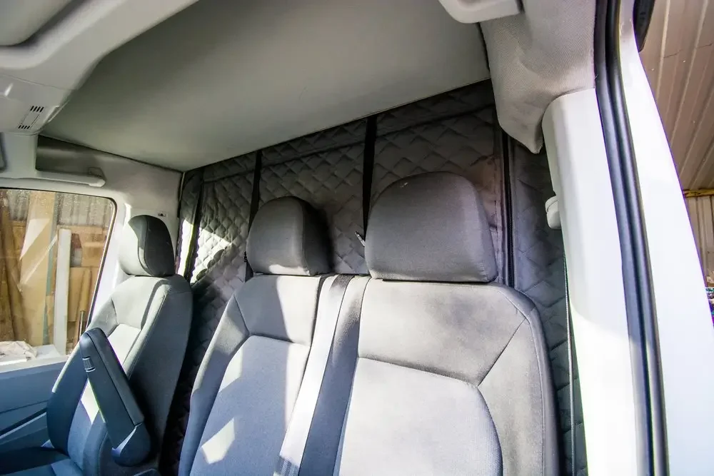 1 قطعة RV مبطن تعتيم الحرارية مقسم الكابينة غطاء لشركة فيات Ducato بيجو الملاكم سيتروين التتابع رام Promaster RV اكسسوارات