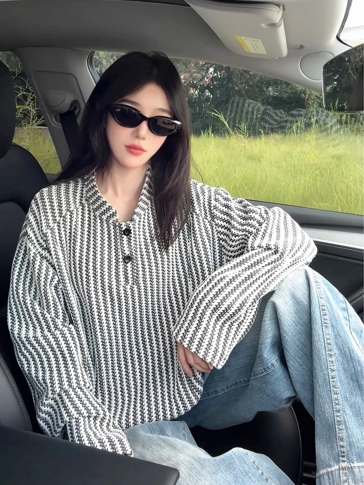 تي شيرت رجالي بقلنسوة من American Sle طويل Sve للخريف بتصميم منقوش ثقيل الوزن بطبقة أساسية كاجوال مريح من البوليستر...