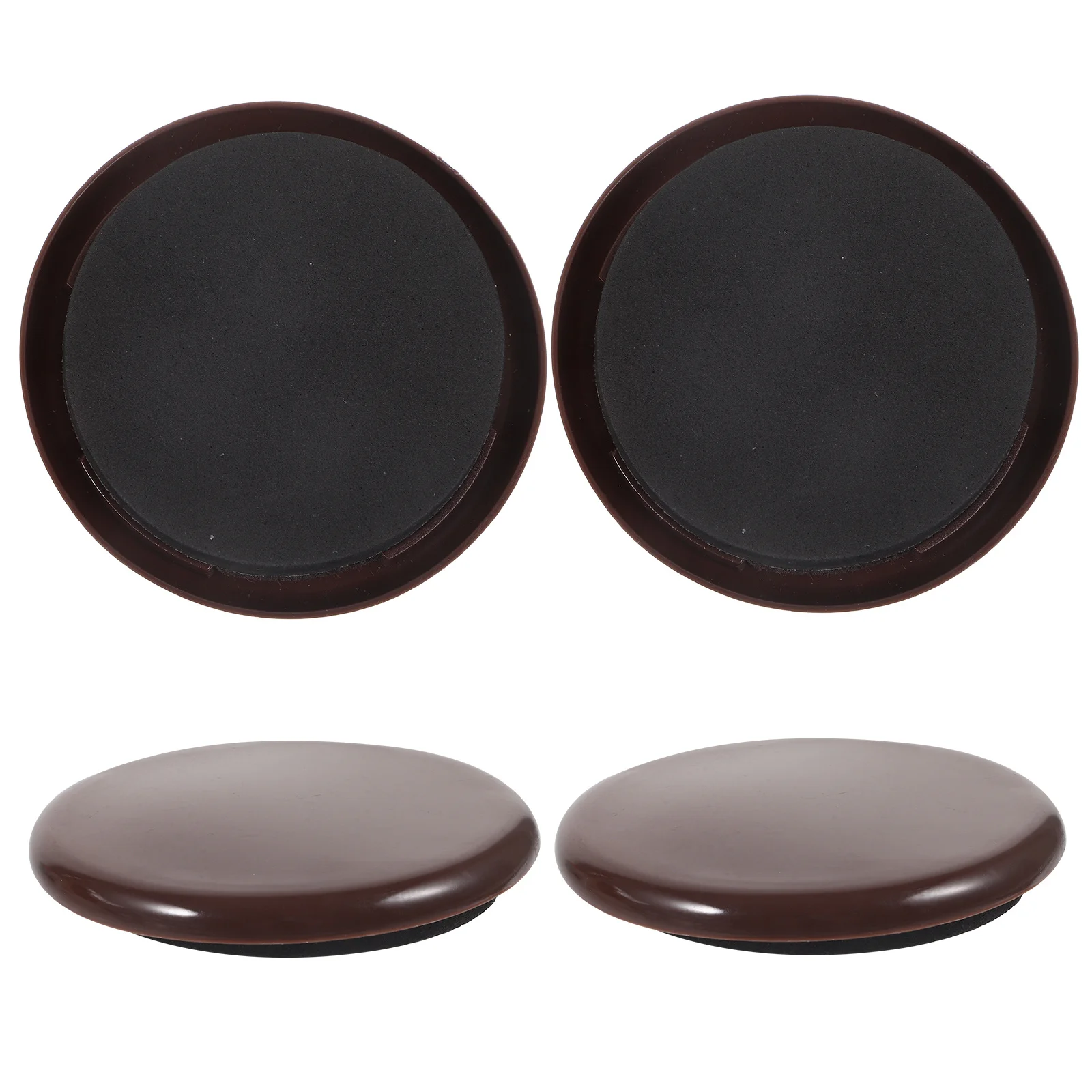 

4Pcs Furniture Foot Pads Felt Plastic Chair Leg Cushions Hardwood Floors Carpet Protectors Furniture Sliders Noise Vibration
