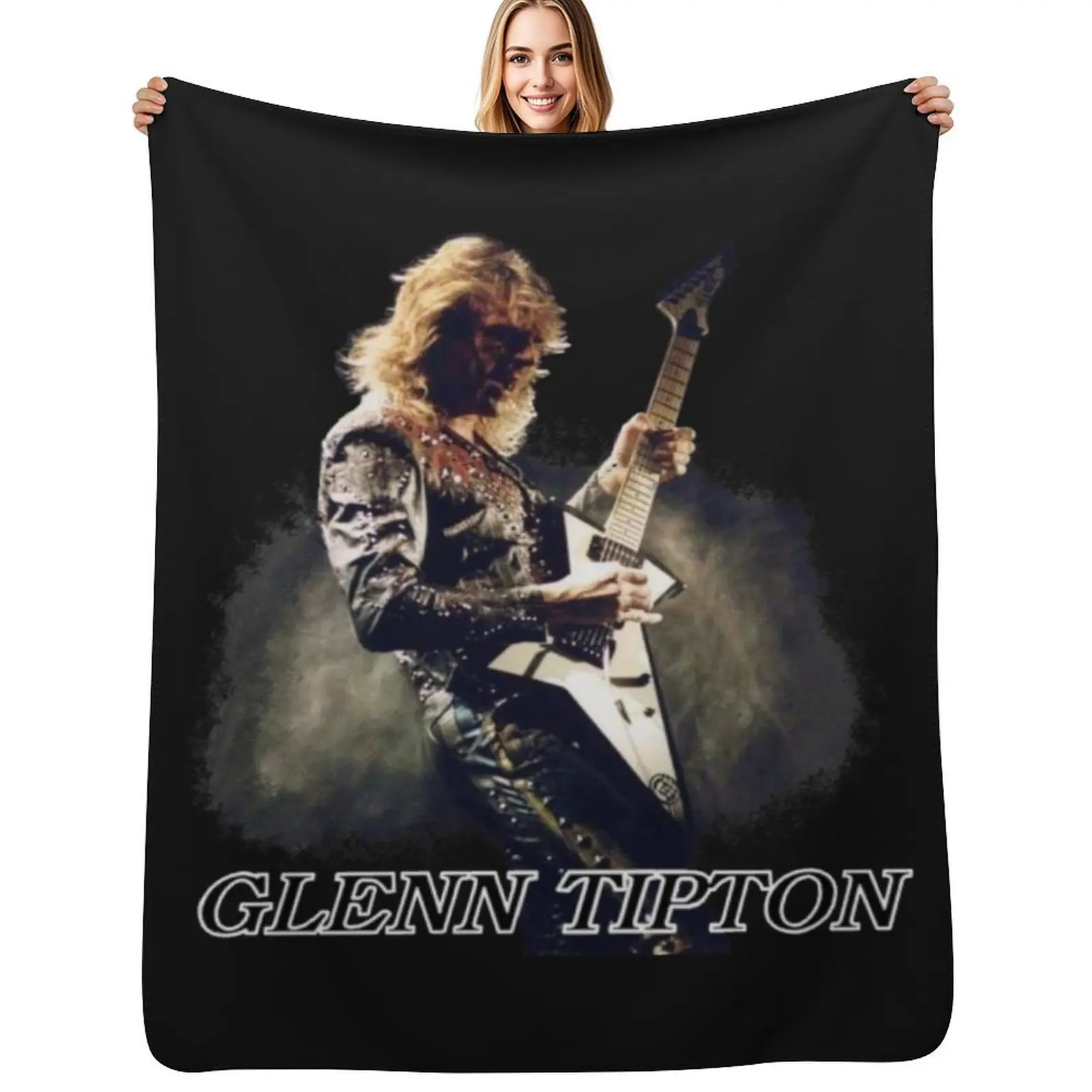 

Glenn Tipton 90 Classic Throw Blanket wednesday Stuffeds Shaggy Sofa Throw Blanket