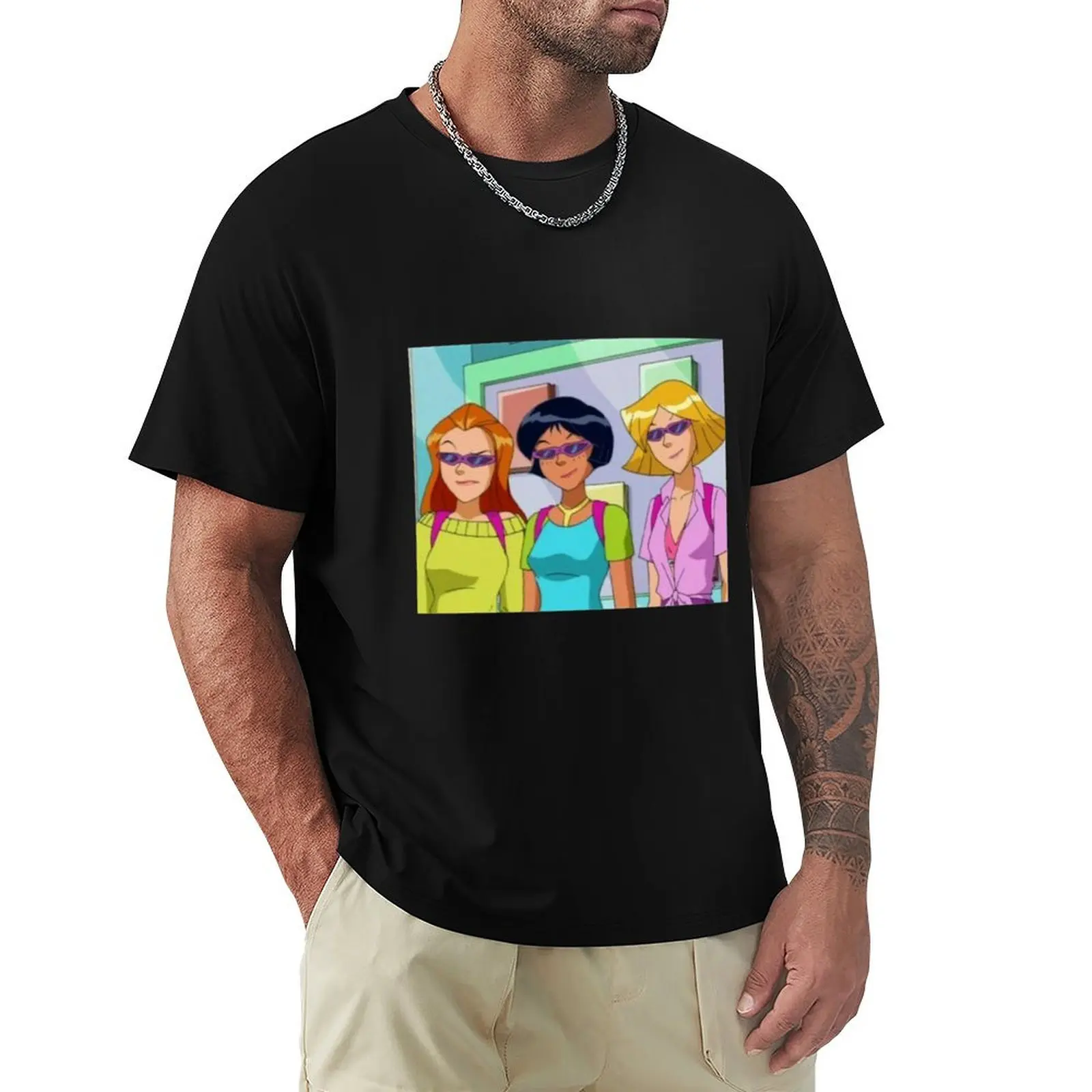 totally spies T-Shirt Blouse customs design your own anime stuff compression shirt men