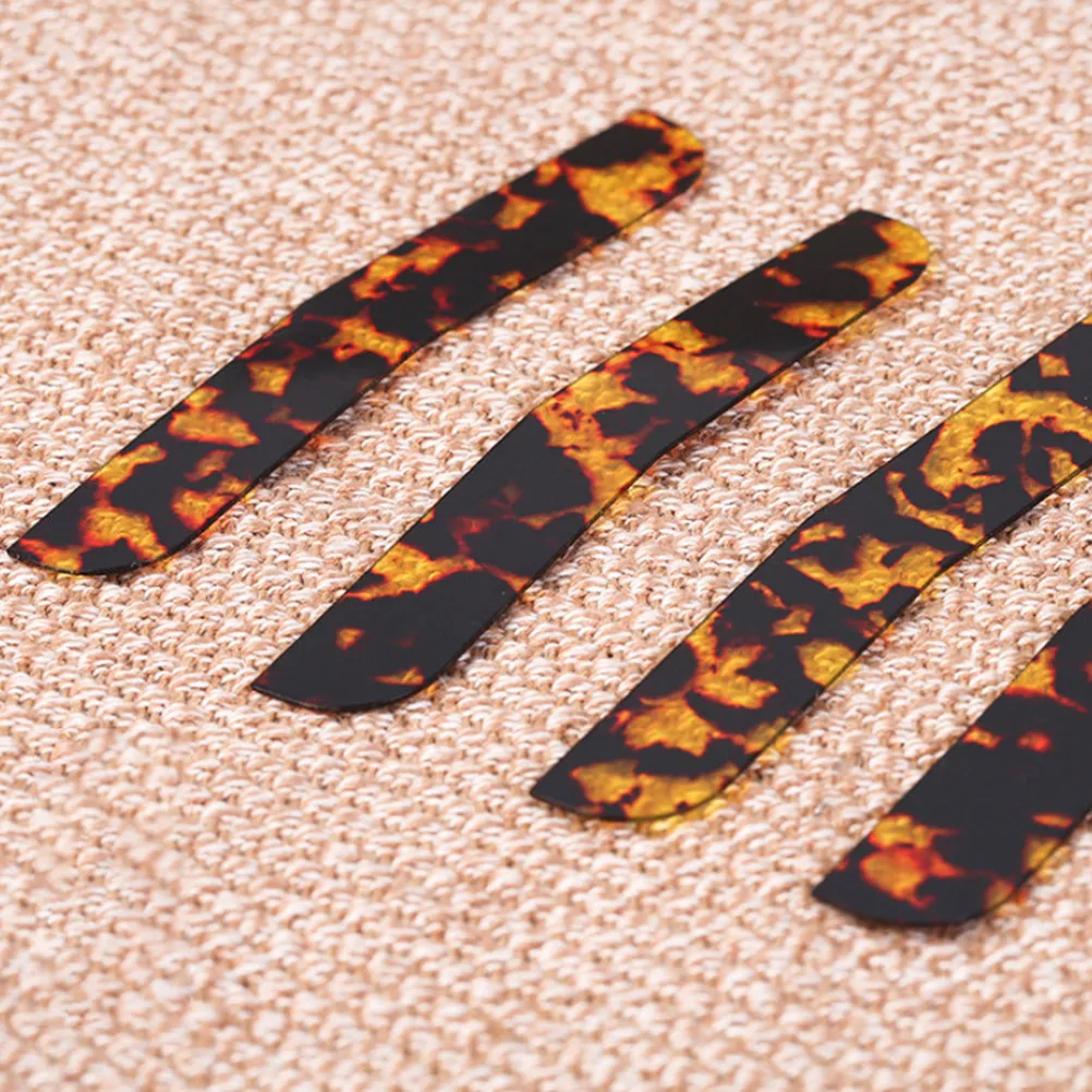 6Pcs Erhu Corner Pieces Wear-Resistant Crash-Proof Pads Thick Celluloid Protective Cushions for Erhu Accessories Long Service