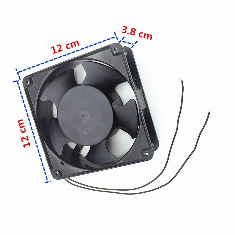 Automatic Incubator Exhaust Fan Metal Fan Blades & Outer Covering Accessories Incubator Radiating Excellent 220-240V 12x12x3.8cm