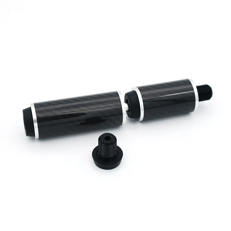 Biljart Pool Cue Extension Biljart Accessoires Koolstofvezel Keu Extender 2 ''/4''/8'' lichtgewicht Extender Vervanging