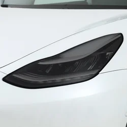 Car Headlight Protective Film Tint Taillight Protection Smoked Black Transparent TPU Sticker For Tesla Model Y 2020 Accessories