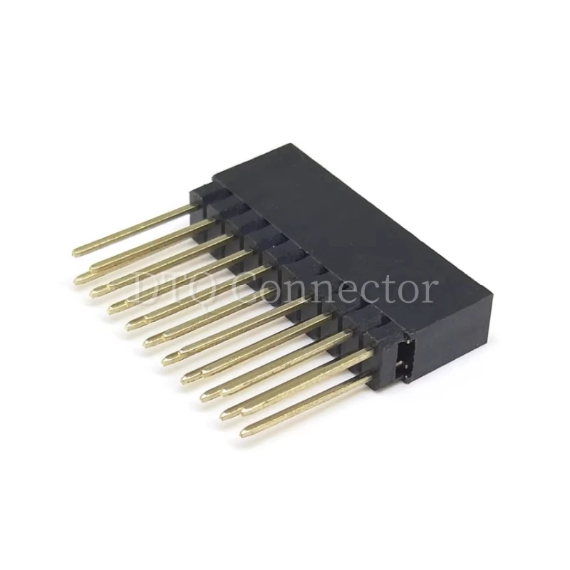 5pcs 2.54mm Pitch PC104 20 40 64 80 Pin 2x10 2x20 2x32 2x40 Long Double Row Straight Female Header Socket Connector For Arduino