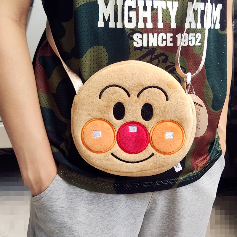 Lovely Cute Anpanman Stuffed Plush Bag Funny Soft Fluffy Anpanman Bag Gifts For Kids Girls Lolita kawaii Shoulder Bag