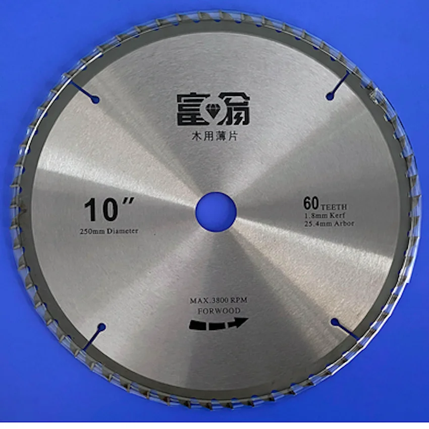 Cost Sale of Ultra Thin Kerf Woodworking Saw Blade 250/280/300*1.6-2.0*30/25.4*40/60/80/100T Sharp&Quick in Wood Cutting Work