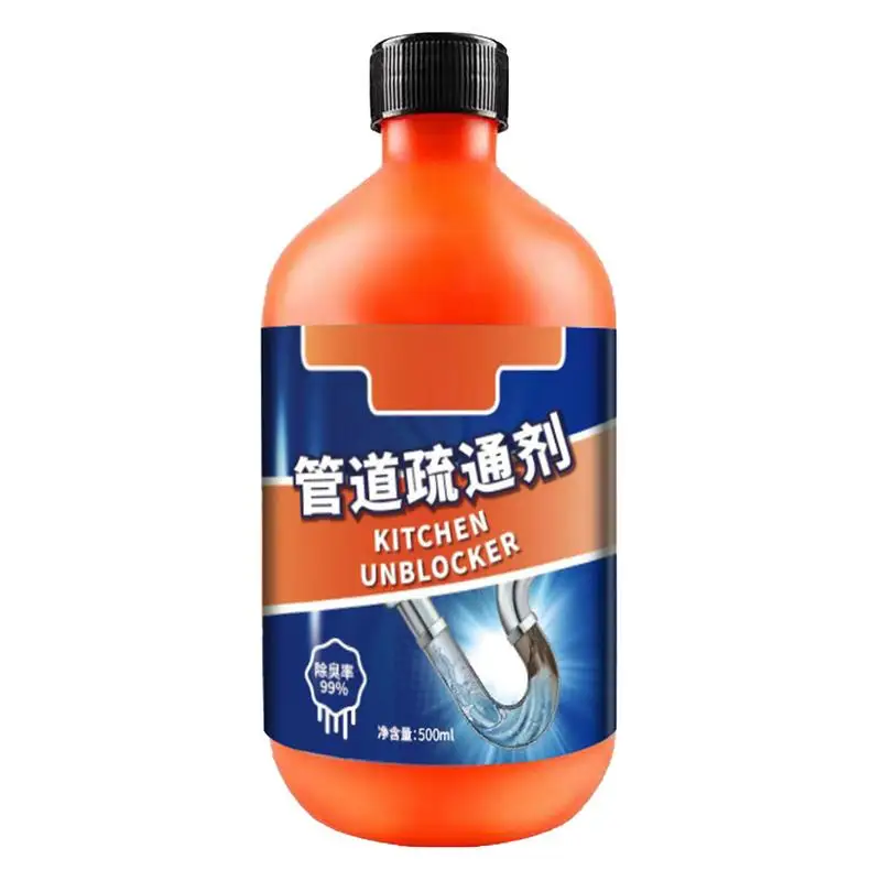 

Kitchen Drain Unblocker Drain Cleaner Hair Clog Remover 500ml Sink And Drain Cleaner For Kitchen And Bathroom Unclogs Hair And