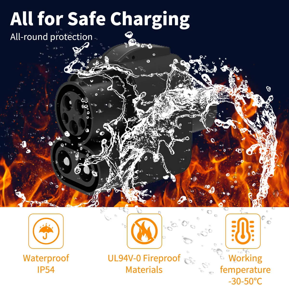 RACER PILE DC Fast Charger Adapter CCS1 do NACS AC+DC 250KW CCS Combo 1 do NACS dla TSL Model 3/X/Y