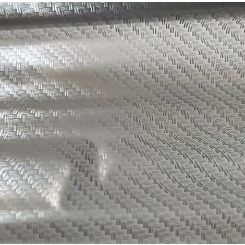 

Серебряная пленка из углеродного волокна в шахматном порядке, ширина 0,5 м, виниловая пленка для переноса воды своими руками для салона автомобиля, пленка с сетчатым узором 109