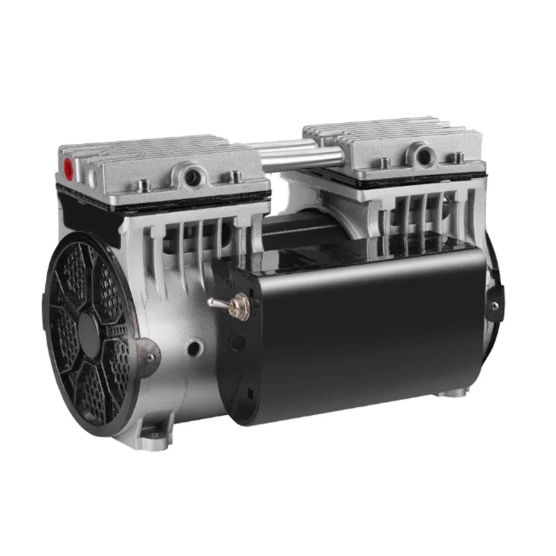 

2026 200W Oil-Free Laboratory Vacuum Pump 100L/min Piston Pump with Filter Customizable Cable Length OEM Supported