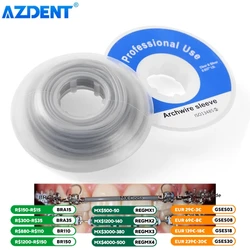 5m/Roll Dental Orthodontic Elastic Arch Wire Sleeve AZDENT Tubing Plastic Cannula I.D 0.037