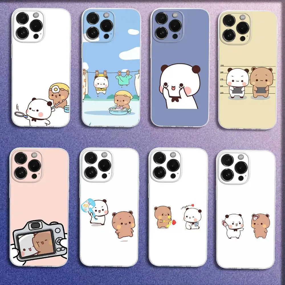 

Cartoon Funny Bubu Dudu Phone Case For iPhone 16,15,14,13,12,11 Plus,Pro,Max,XR,XS,Plus,E,Mini Transparent Cover
