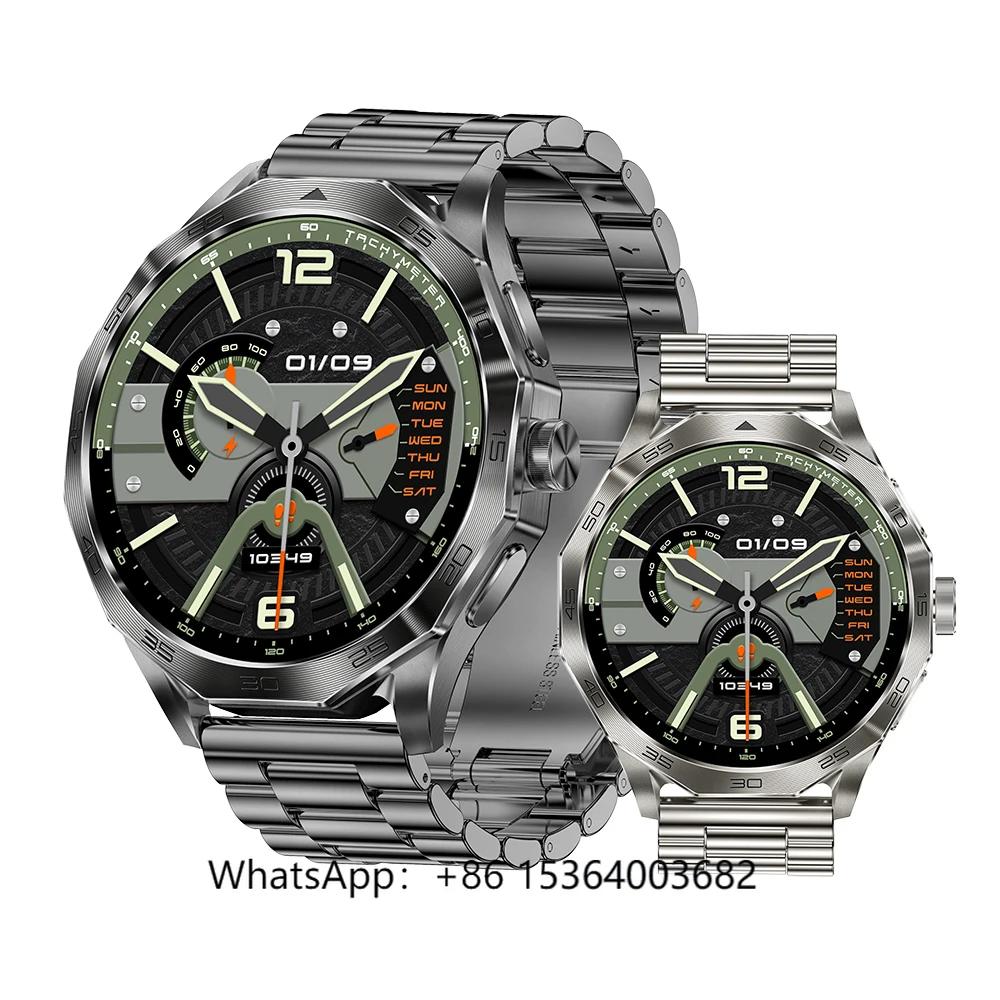 

TJXL-TKYUAN 1.85" Big Screen Display Smartwatch Men 400 Watch Faces 710 Mah Battery Blood Oxygen Sensor Ip68 Waterproof Smart Wa