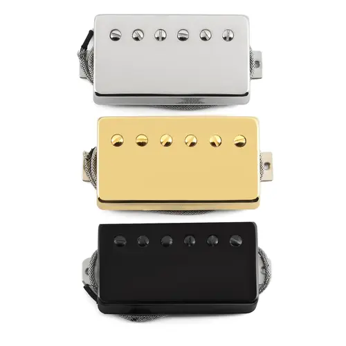 FLEOR 1 Uds Alnico 5 LP pastilla Humbucker para guitarra eléctrica cromo/negro/oro elegir