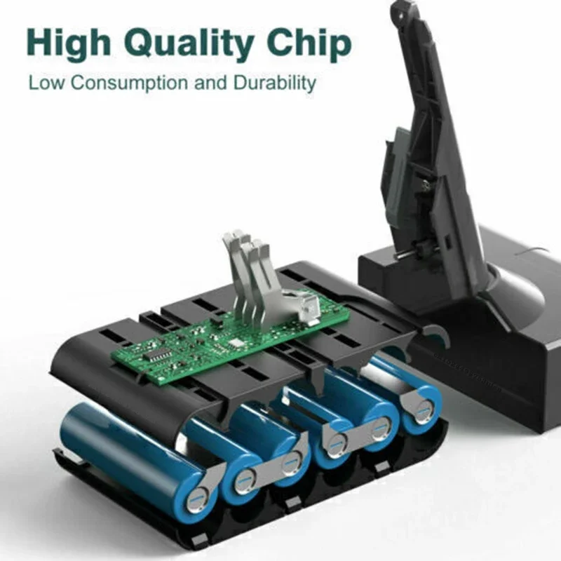 2525 New Dyson V7 battery 21.6V 12800mAh Li-lon Rechargeable Battery For Dyson V7 Battery Animal Pro Vacuum Cleaner Replacement