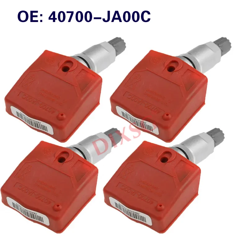 4Pcs Tire Pressure Monitor Sensor 40700-JA00C TPMS Sensor For Nissan Infiniti FX35 FX45 Suzuki 40700JA00C TPMS