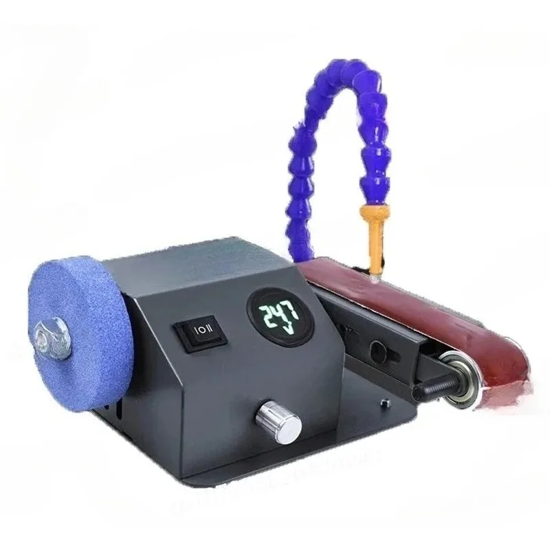 Sharpener Flowing Water Cooling Universal Knife Sharpener Polishing Fully Automatic Small Electric Water Abrasive Belt Machine