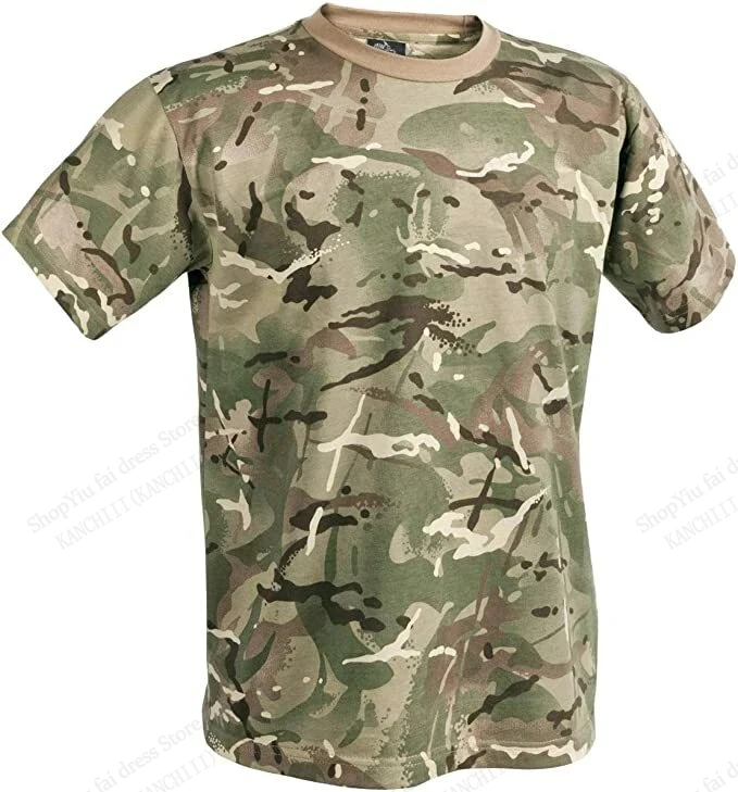 New CAMOUFLAGE CAMO Tactic 3D Print T-shirt Men Women Fashion Outdoor Sports Oversized Short Sleeve Tshirt Kid Tops Tees Hunting view 6