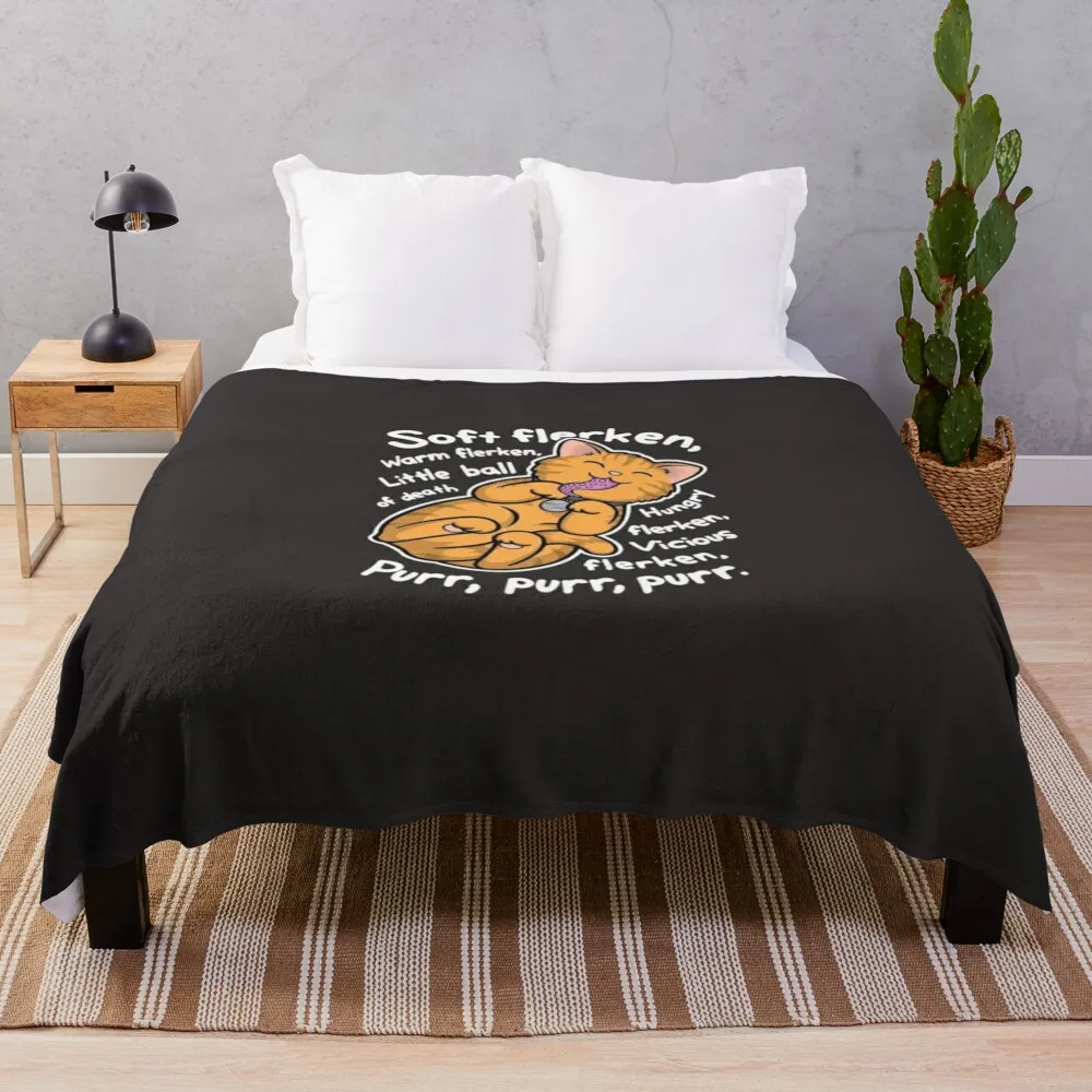 

Soft Flerken Warm flerken Funny Cat Lovers Throw Blanket Retros Bed linens anime Soft Plush Plaid Blankets