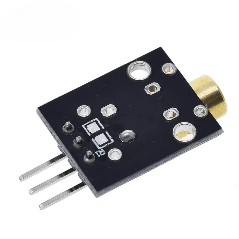 1-10PCS KY-008 650nm Laser Sensor Module 6mm 5V 5mW Red Dot Diode Copper Head for Arduino KY 008