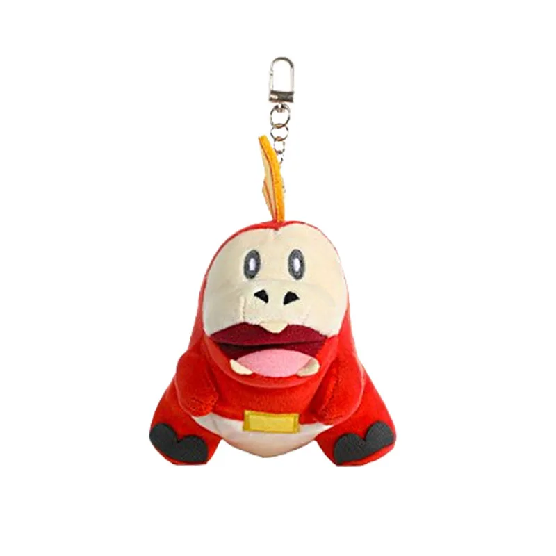 Original Aoger Pokemon Keychain PlushAJE Fuecoco Quaxly Charmander Squirtle Bulbasaur Backpack  Cartoon Pendant Key Ring