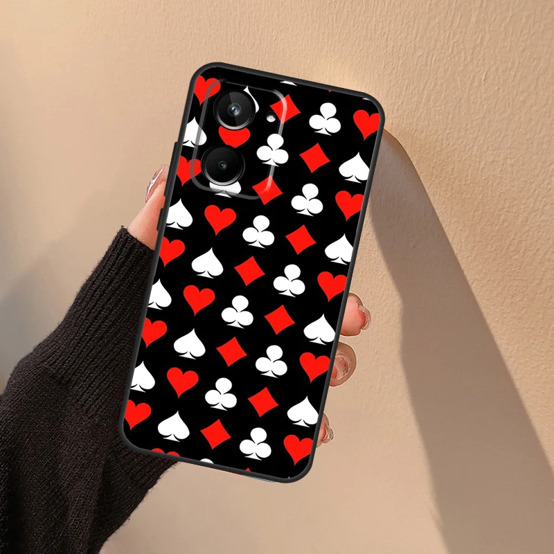 Poker Surreal Aesthetic Art Case For Realme GT Neo 5 3T 2T 9 10 11 Pro Plus C11 C15 C25s C21Y C30 C31 C33 C35 C53 C55