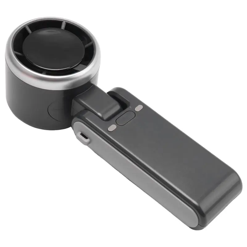 A83X-Portable Handheld Turbo Fan, 5 Gear Wind, Battery Operated, Up To 12 Working Hours, Hand Fan With Air Turbo Tech