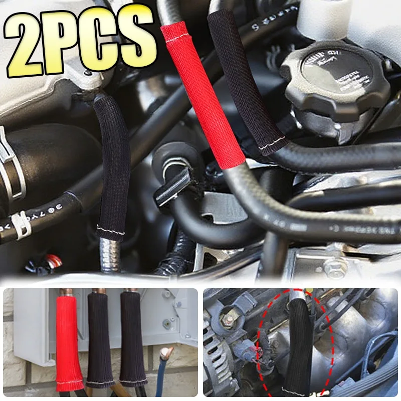 

1/2 шт., защита для ботинок из стекловолокна, высокотемпературный теплозащитный рукав для мотоцикла, универсальный гоночный аксессуар