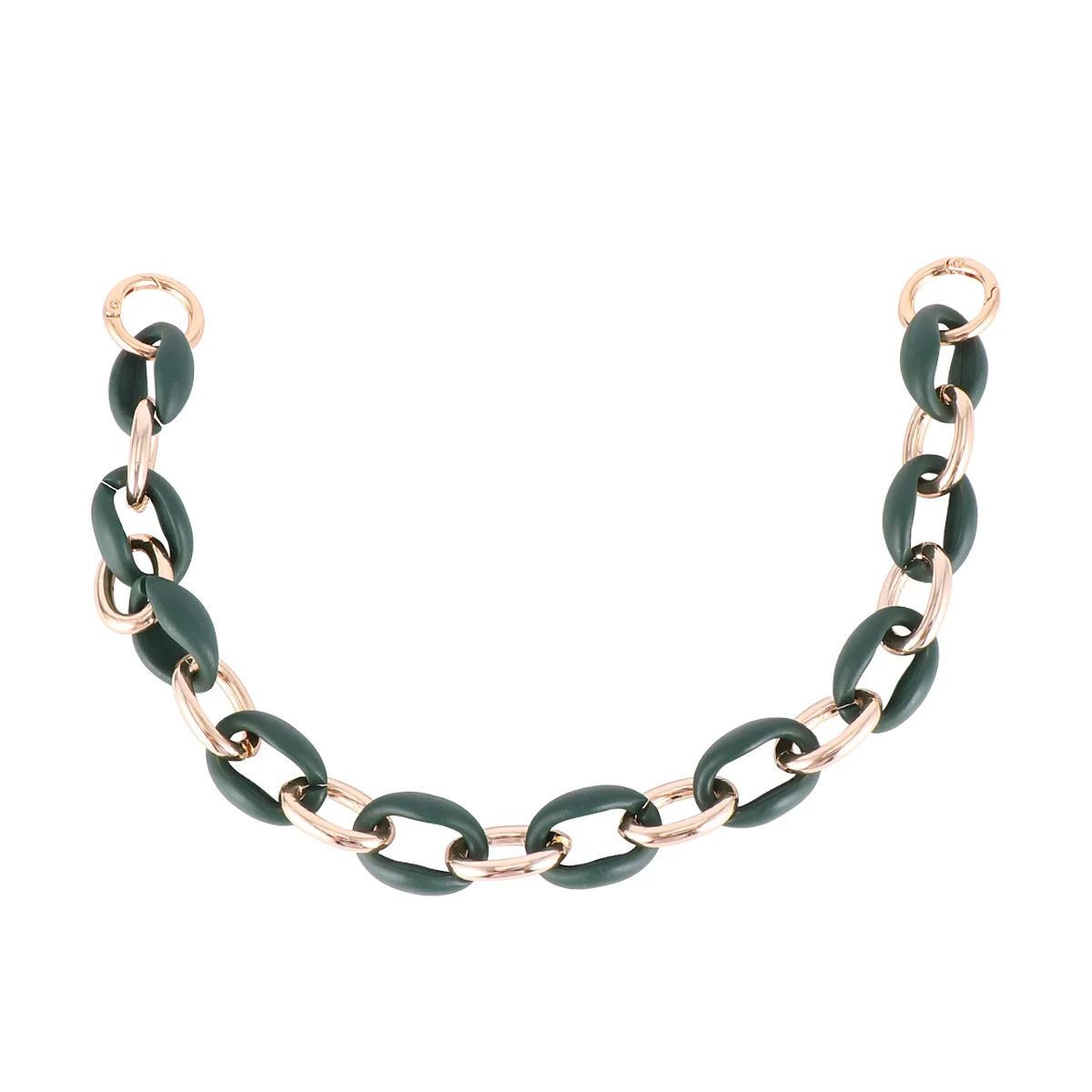 قطعة واحدة من سلسلة حقيبة الذهب المختلطة، سلسلة قصيرة من خليط معدني، حزام بديل لحقيبة اليد ومحفظة حقيبة كروس للديكور #1