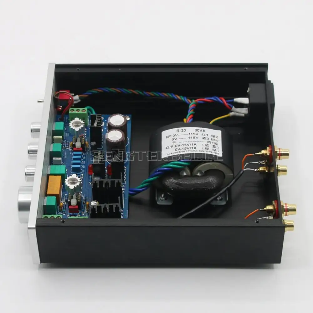 Preamplificador de Audio doméstico F1 Pure Class A HiFi Bluetooth 5,4 preamplificador ajustable de agudos/medios/bajo