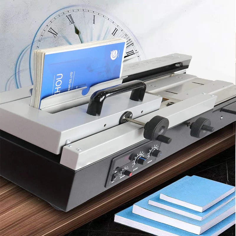 Hot Melt Binding Machine Voucher/Book/Document Binding Machine Hot Melt Binding Machine Desktop Office Binding Machine