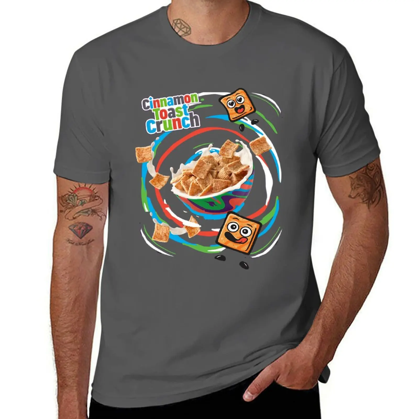 Camiseta Cinnamon Crunch Toast, camiseta ligera para entrenamiento en el gimnasio