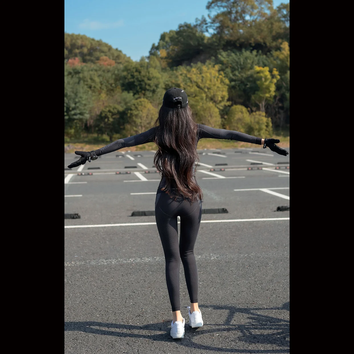 Cycling Speed Drying Clothes Warm  Pressurized Tight Fitting Women's Style Outdoor Cycling Ski Underwear Fitness Sportswear